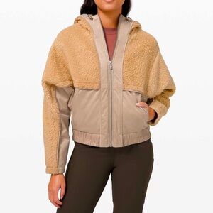 Lululemon Sherpa and Shine Jacket size 4
